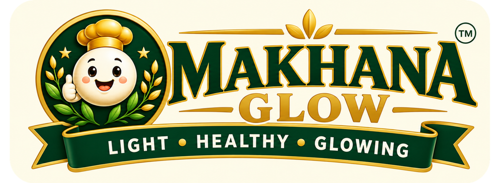Makhana Glow Logo